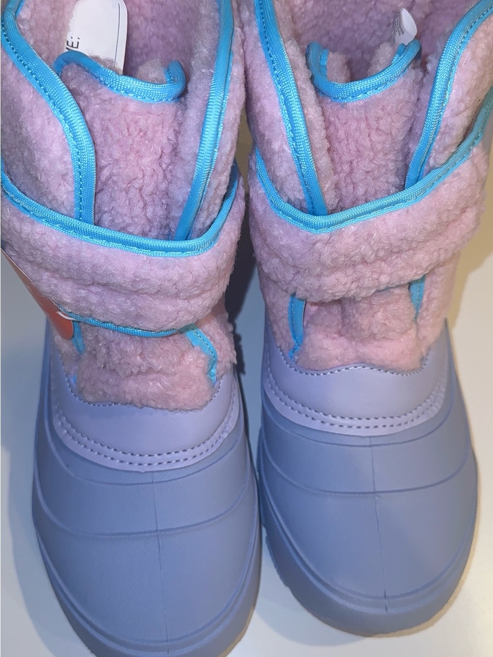 Ozark Trail Girls Pink Lavender Waterproof Winter Snow Boots Size 4